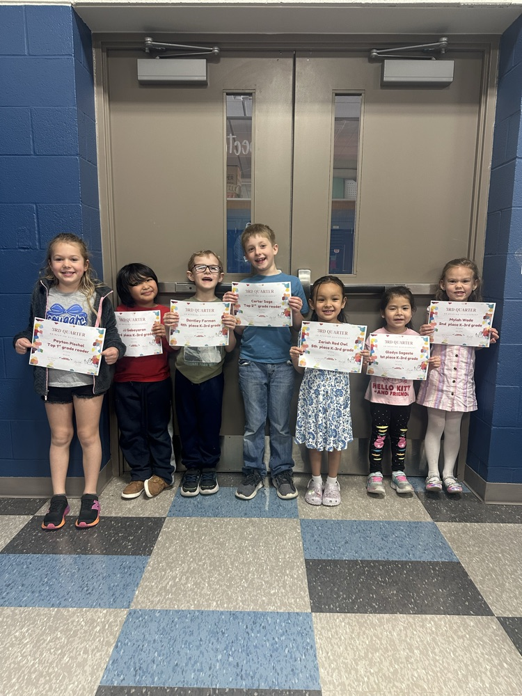 Grades K-2 AR winners  