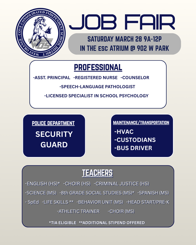 WOCCISD Job Fair 