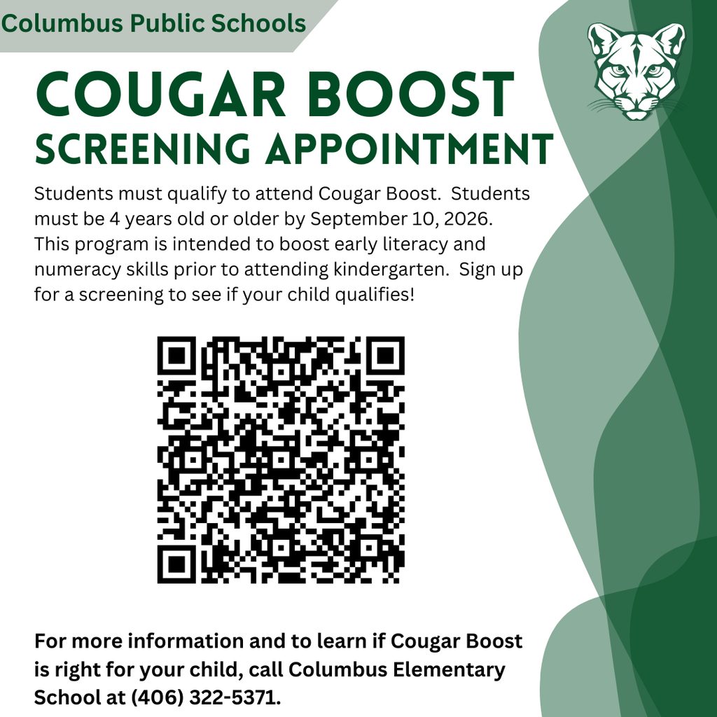 Cougar Boost Screening Appointment
