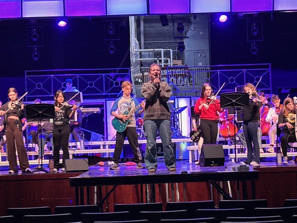 Mayhem practice on stage