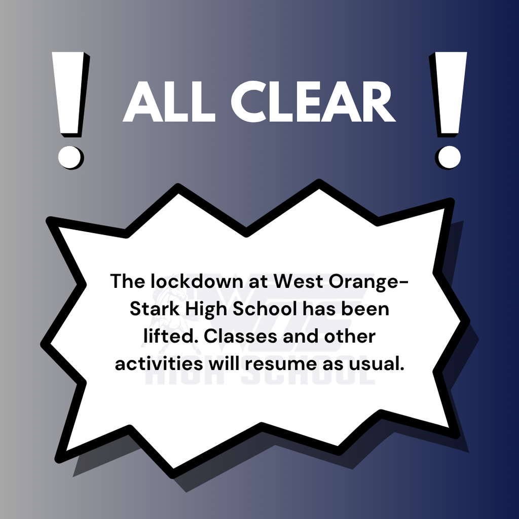 WOSHS all clear