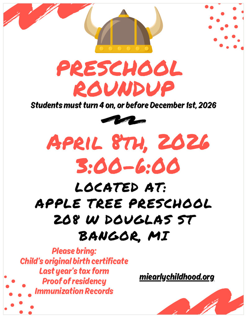 White image with red graphics