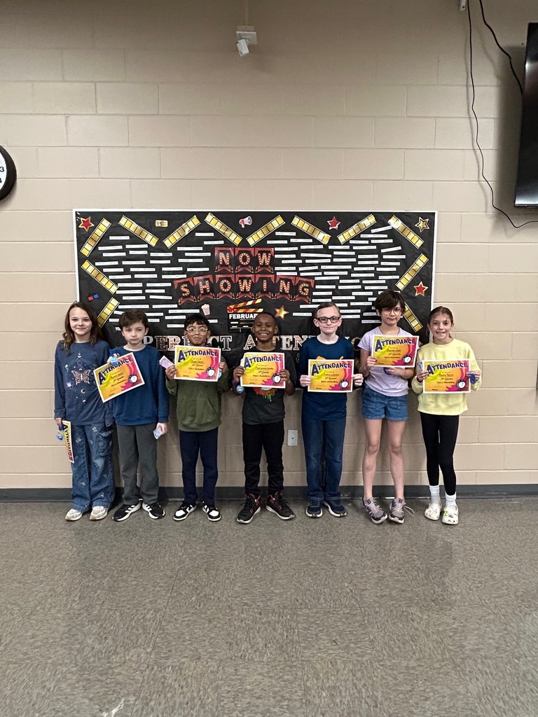 4th Grade 3rd Quarter Perfect Attendance