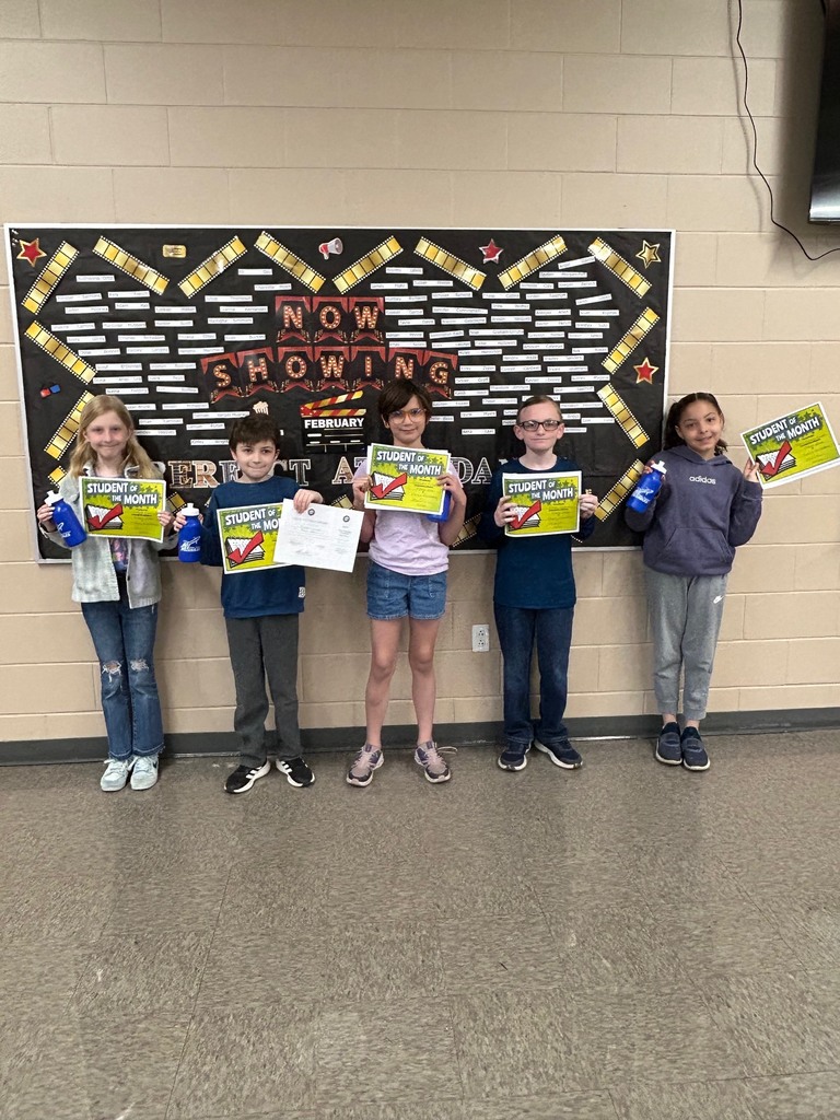 4th Grade March Students of the Month 