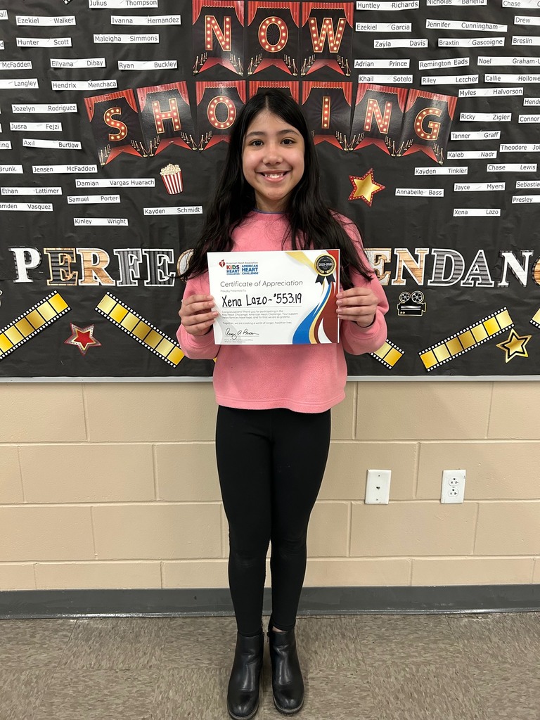 Kids Heart Challenge Second Place Fundraiser