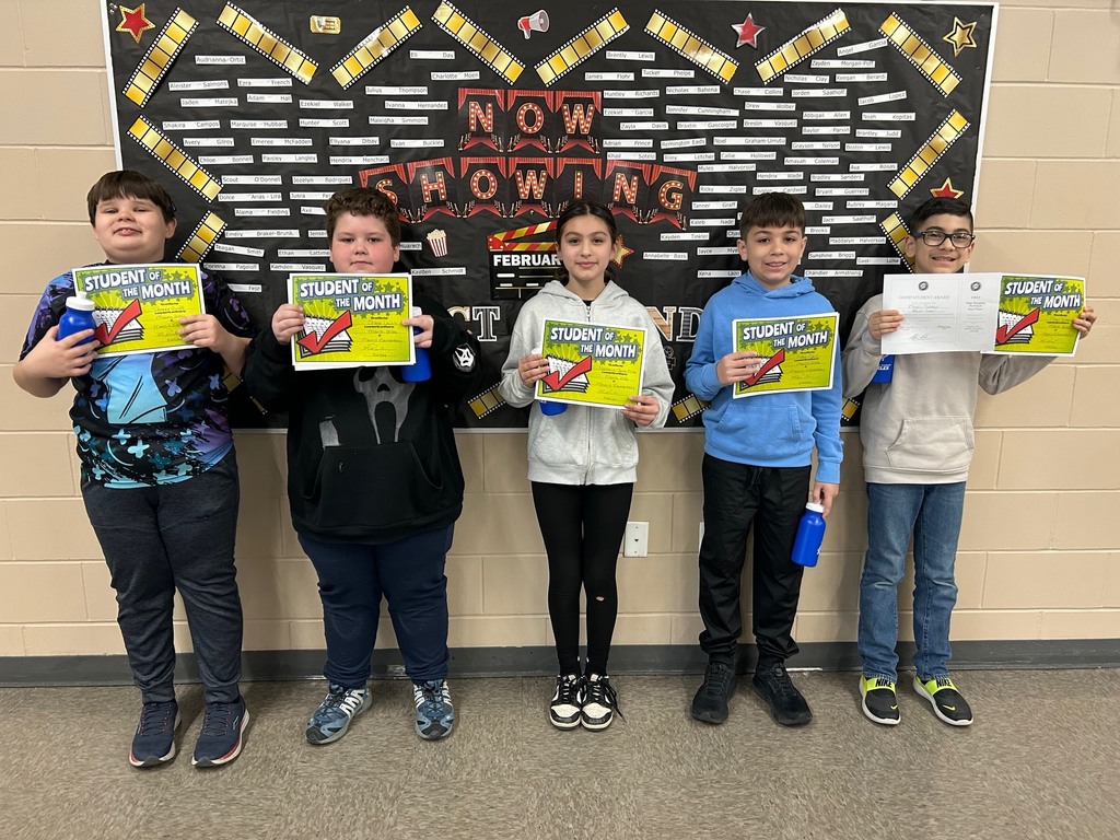 5th Grade March Students of the Month