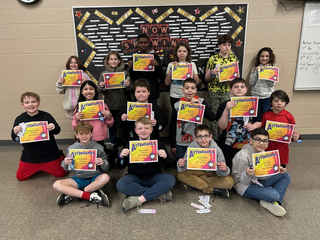 5th Grade 3rd Quarter Perfect Attendance
