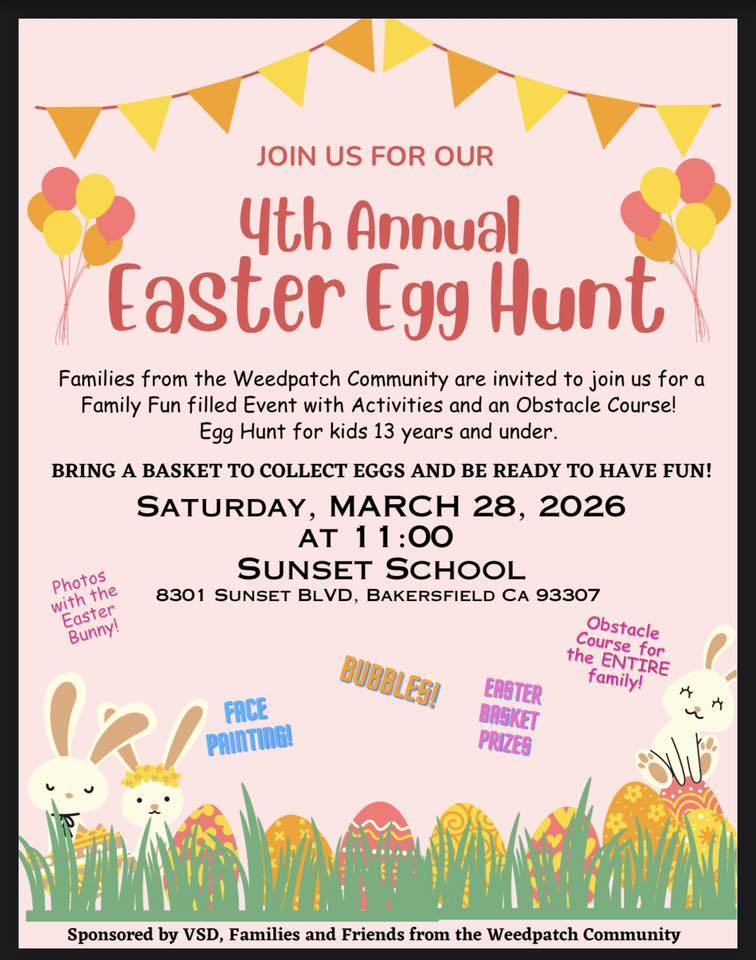 easter egg hunt flyer