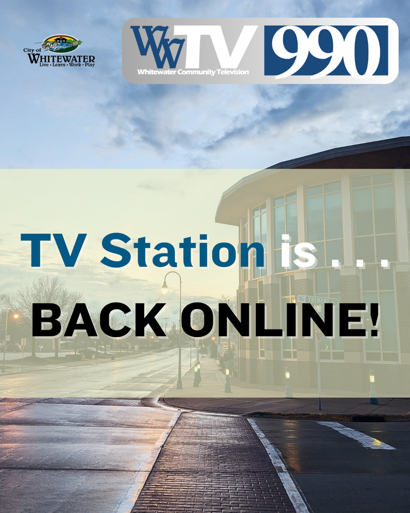 WWTV990: "TV Station is... BACK ONLINE."