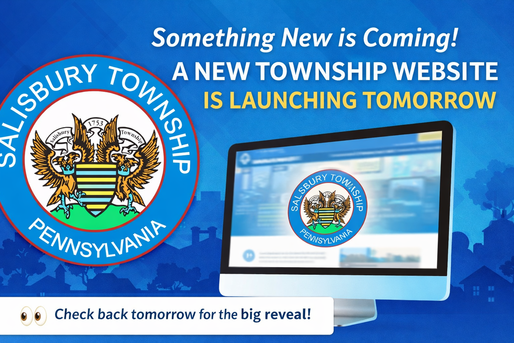 Graphic of the new website launch information