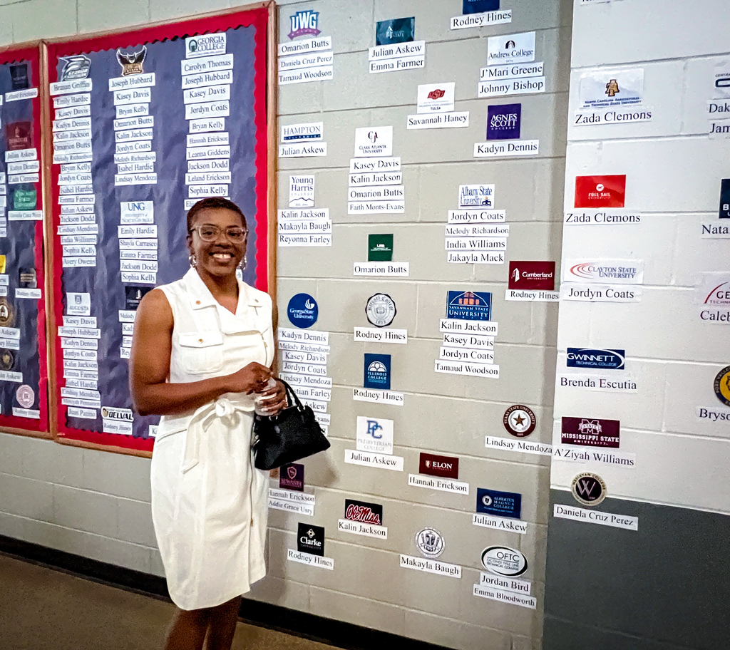 Thomaesa Bailey Alumni visit to PCHS