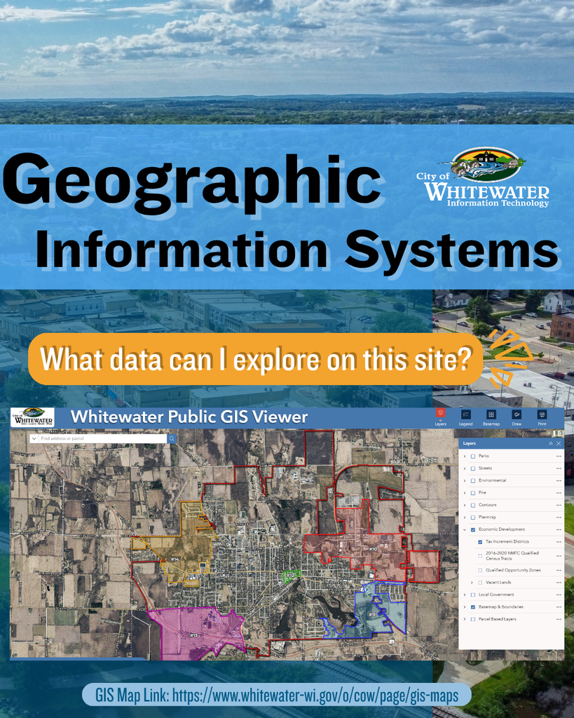 Post reads: "Geographic Information Systems: What data can I explore on this site?"