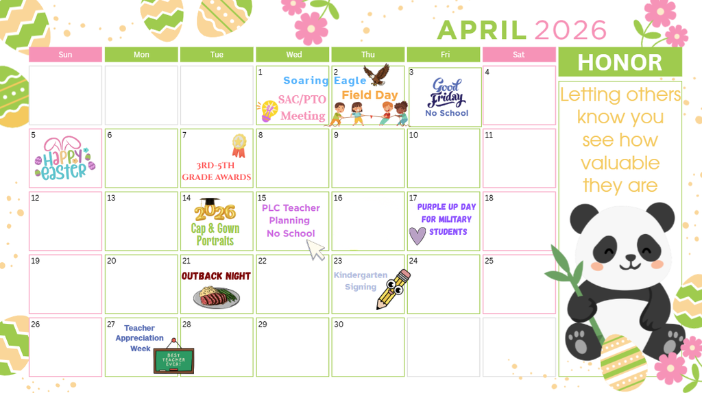 April Calendar