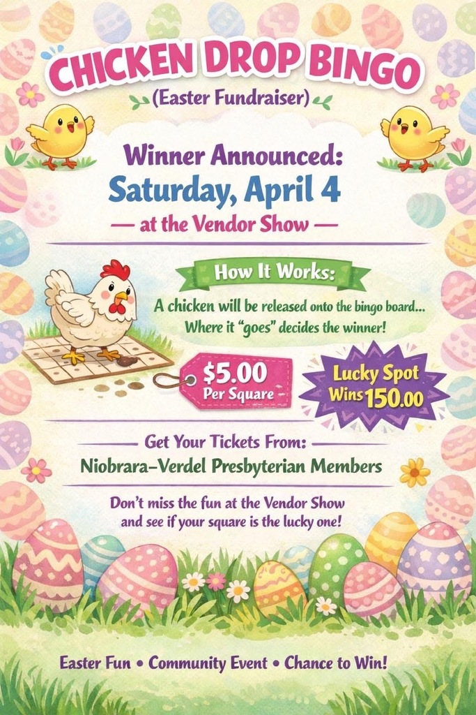 Chicken Bingo Flyer