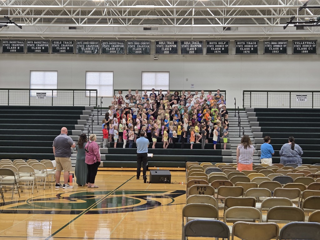 2nd & 3rd graders practicing