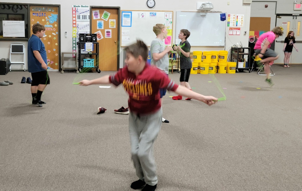 Jump Roping in Music Class