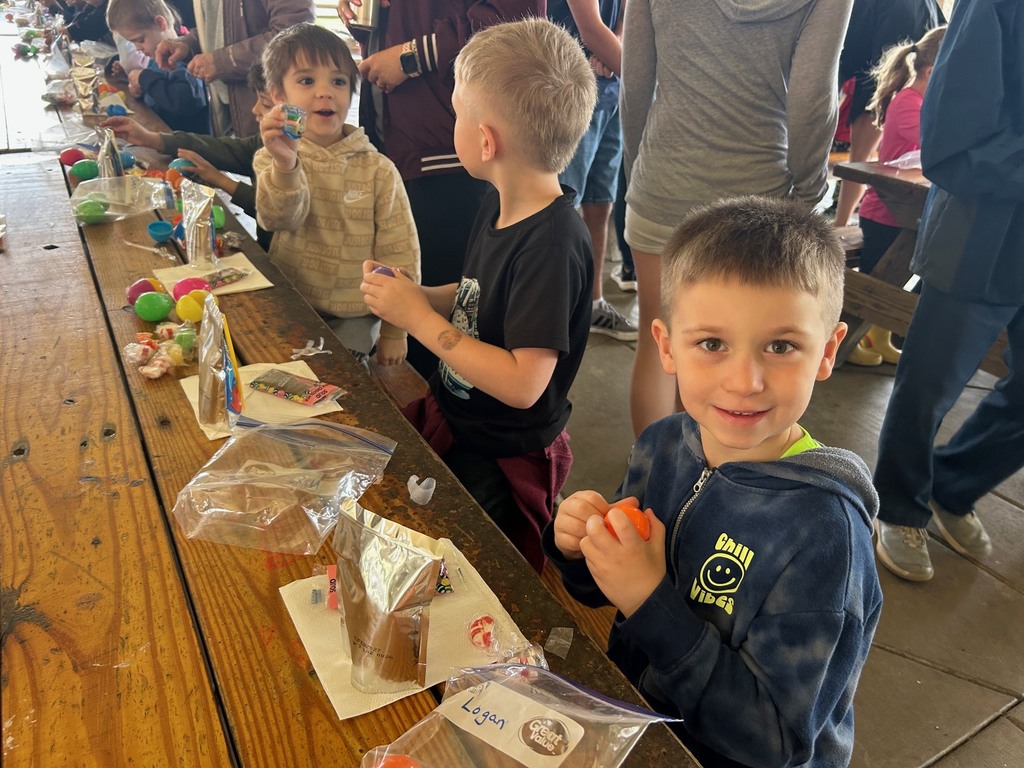 opening eggs in the pavilion
