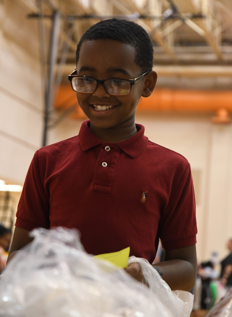 child smiling
