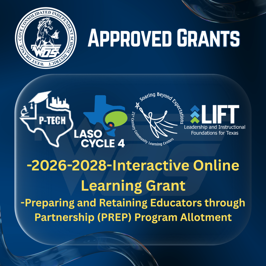 WOCCISD Approved Grants