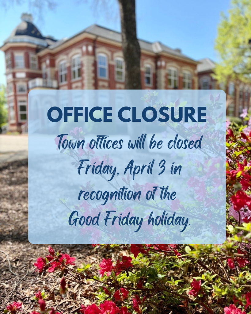 This week, trash and recycling will be collected on Friday, April 3, as scheduled.  There will be NO BULK PICKUP this week. The next date for bulk pickup date will be on Friday, April 10.