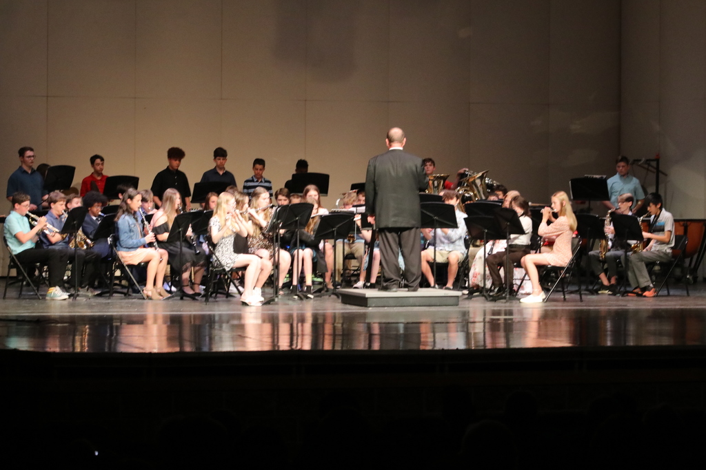 TMS 7th and 8th grade band performs at their Spring Concert.