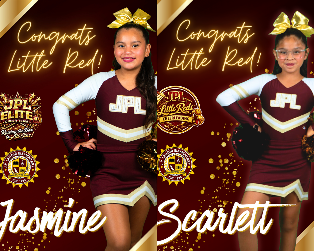 Little Red Cheer Girls Make Middle School Teams