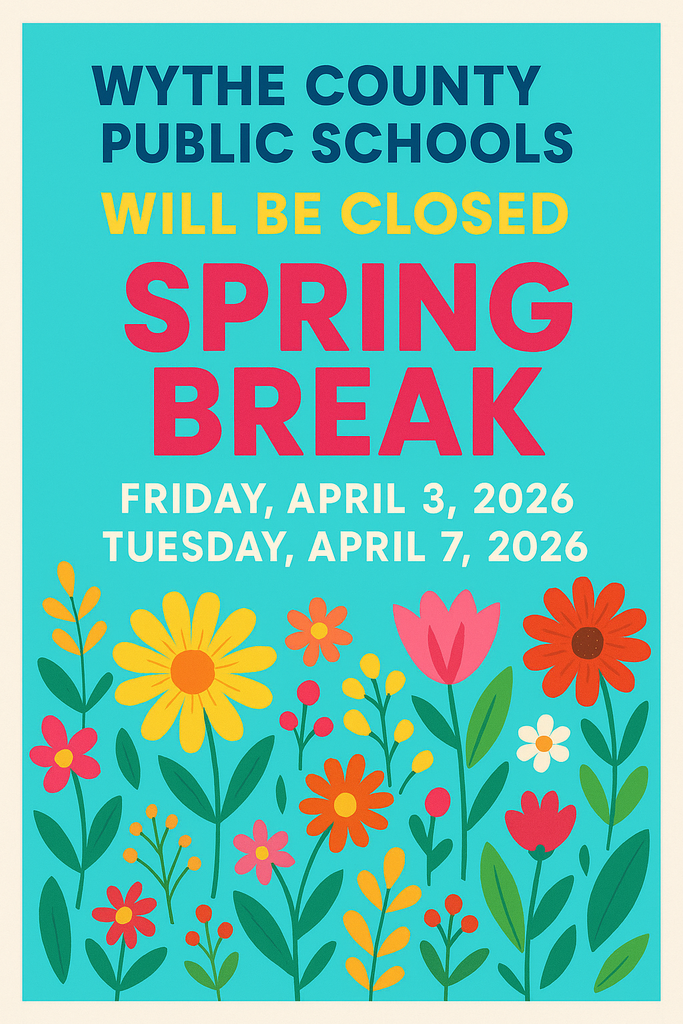 School closed for Spring Break April 3-7, 2026