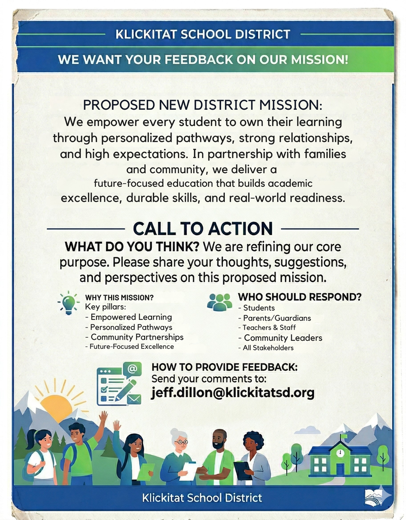 Solicitation of feedback.