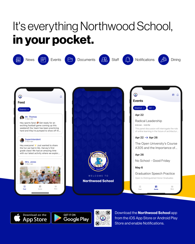 Everything Northwood School in your pocket