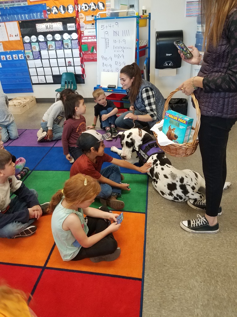 Kindergarten Service Dog Visit