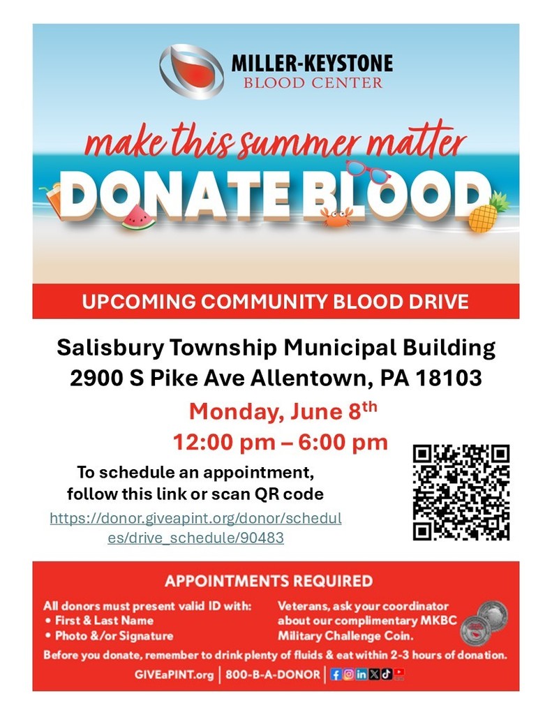 Blood drive flyer