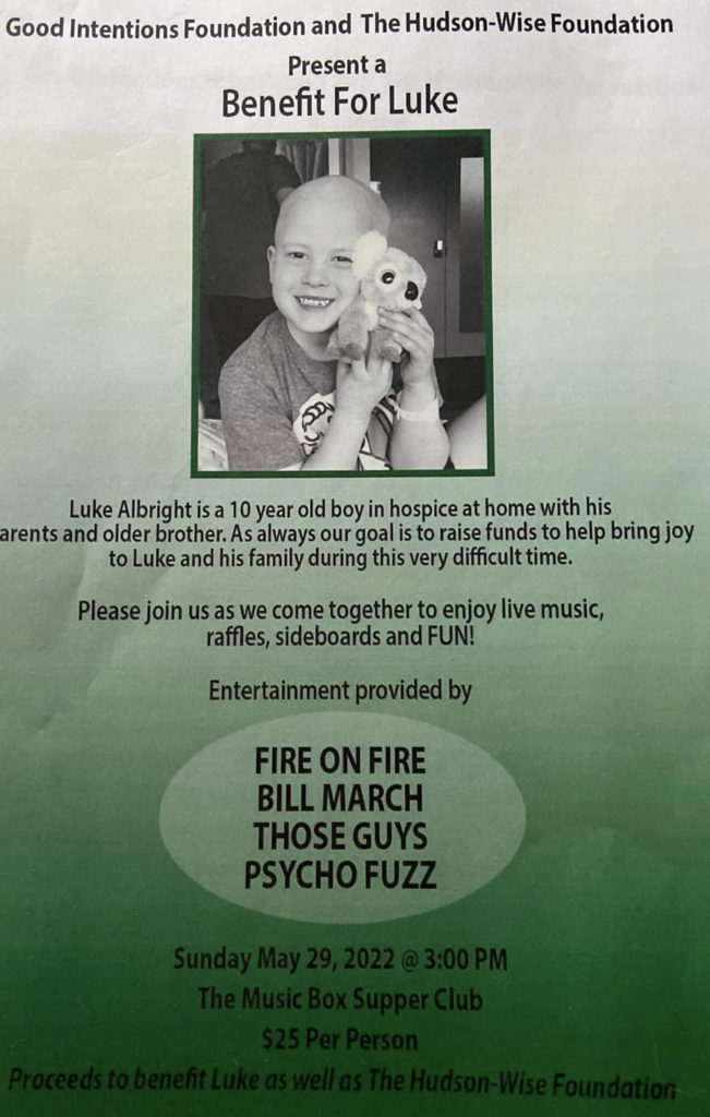 Benefit for Luke May 2022