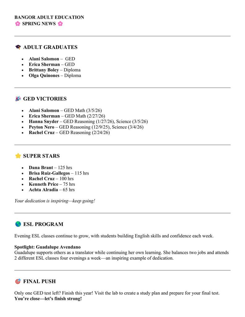 White letter with many word one image