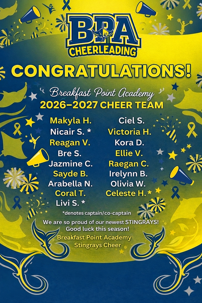 BPA Announces 2026-2027 Cheerleading Roster