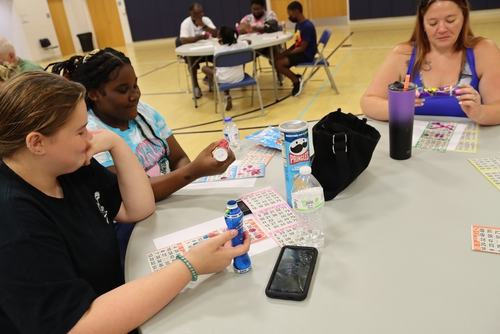 playing bingo