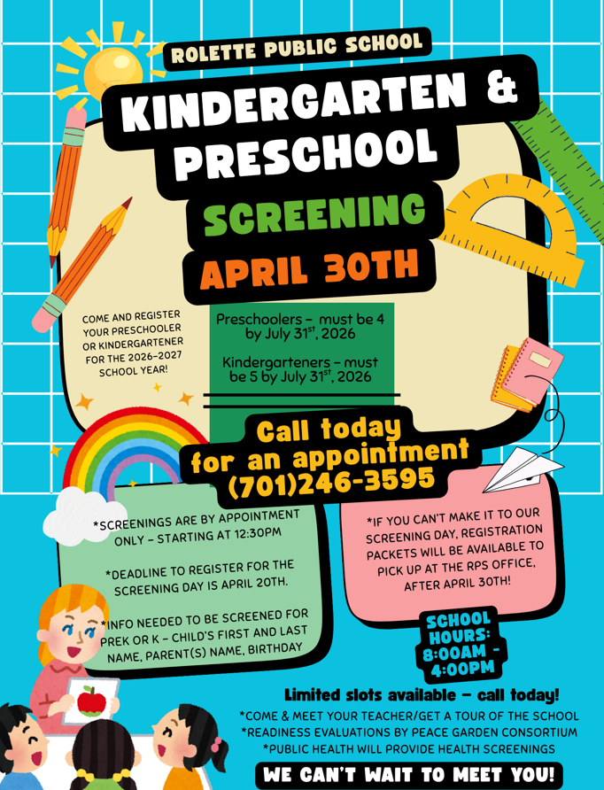 Kindergarten & Preschool Screening