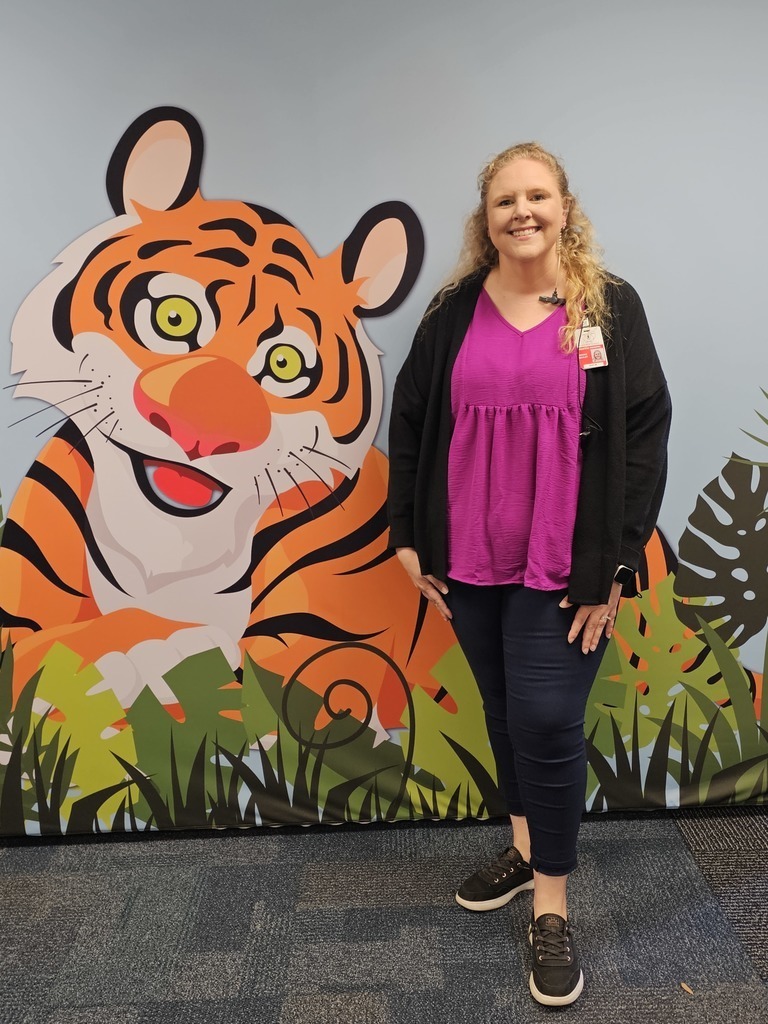 Ms. Baxley and Tiger Drew