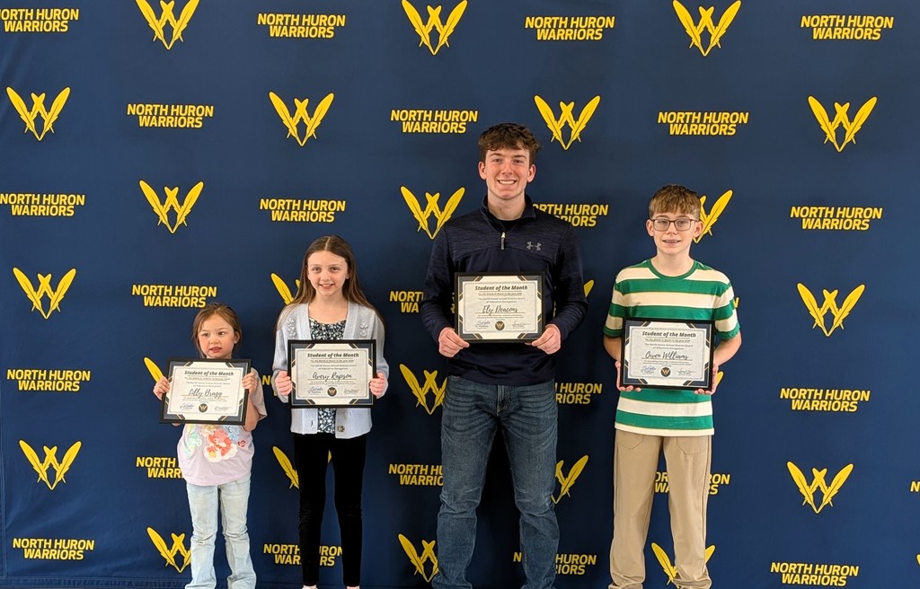 March Student of the Month Group Photo