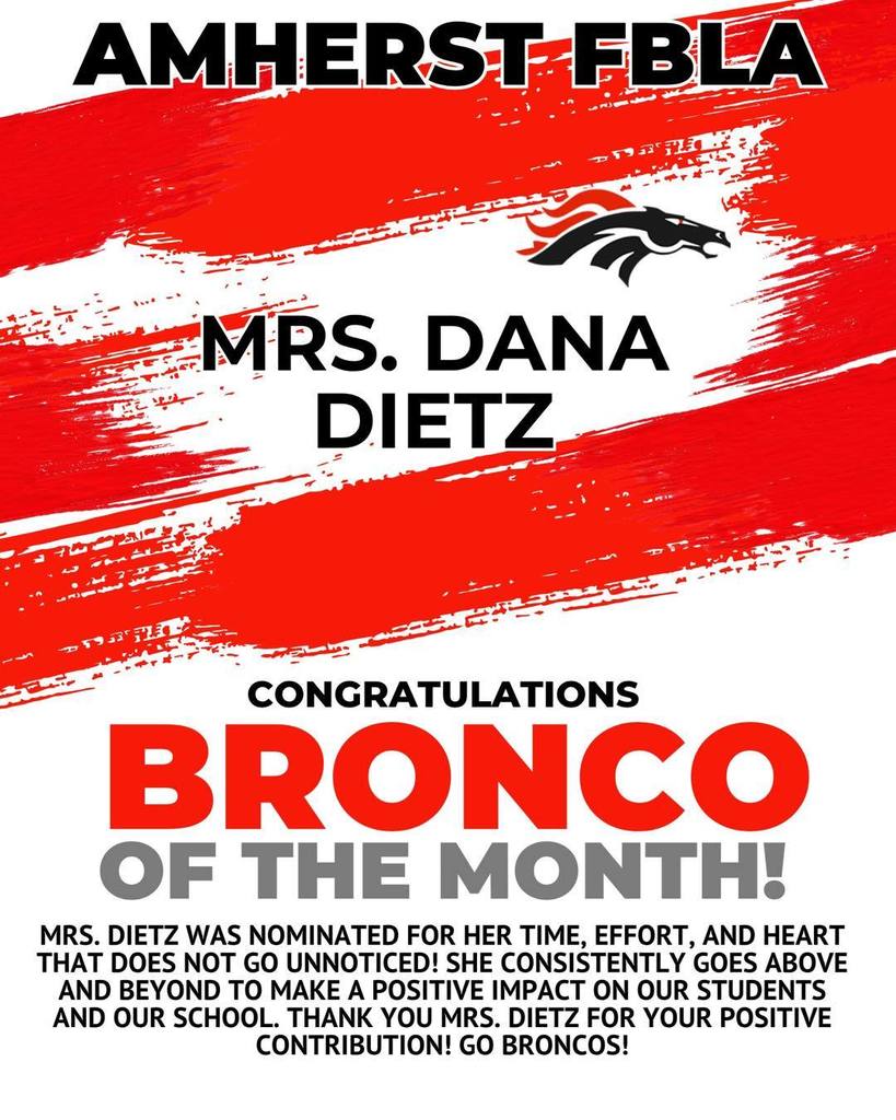 bronco of the month