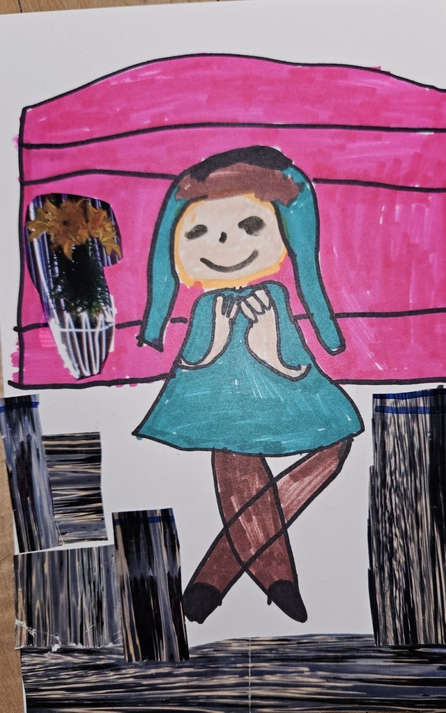 Artwork that a student made. 