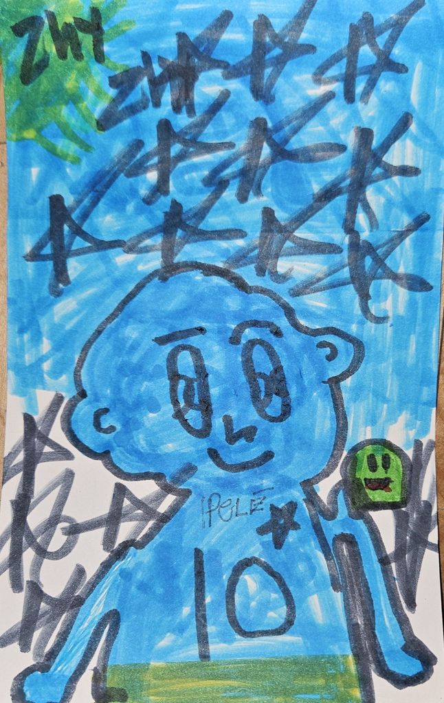 Artwork that a student made. 