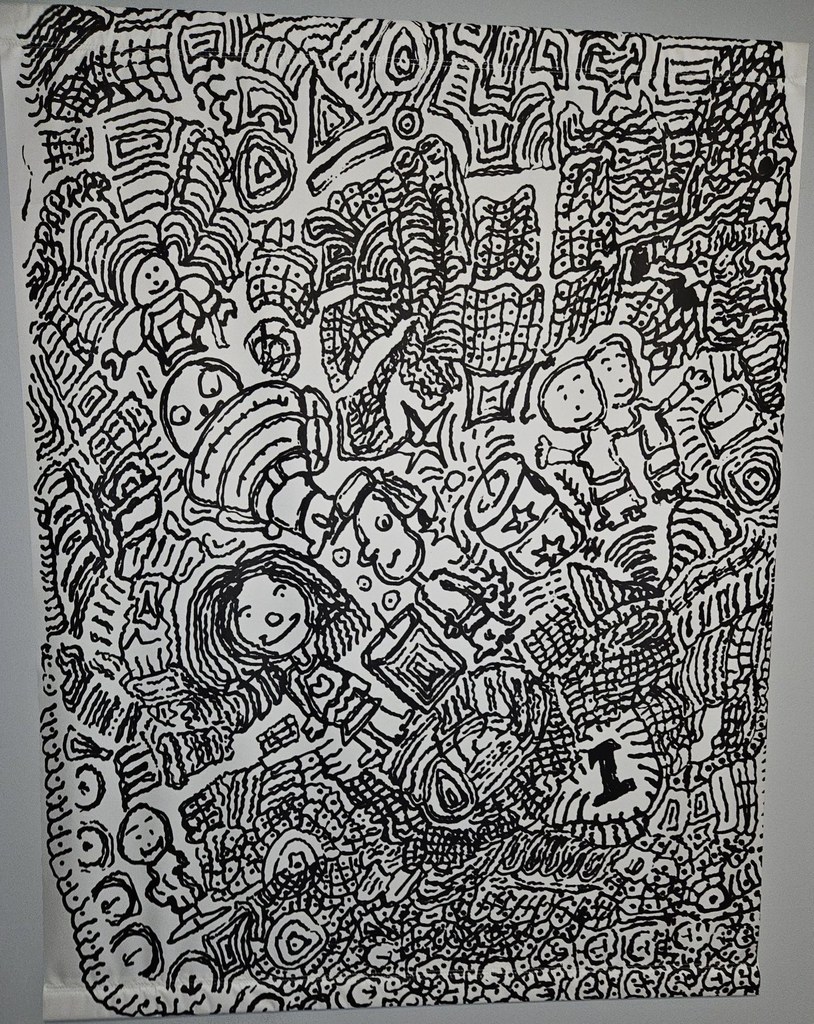 Black and White artwork. 