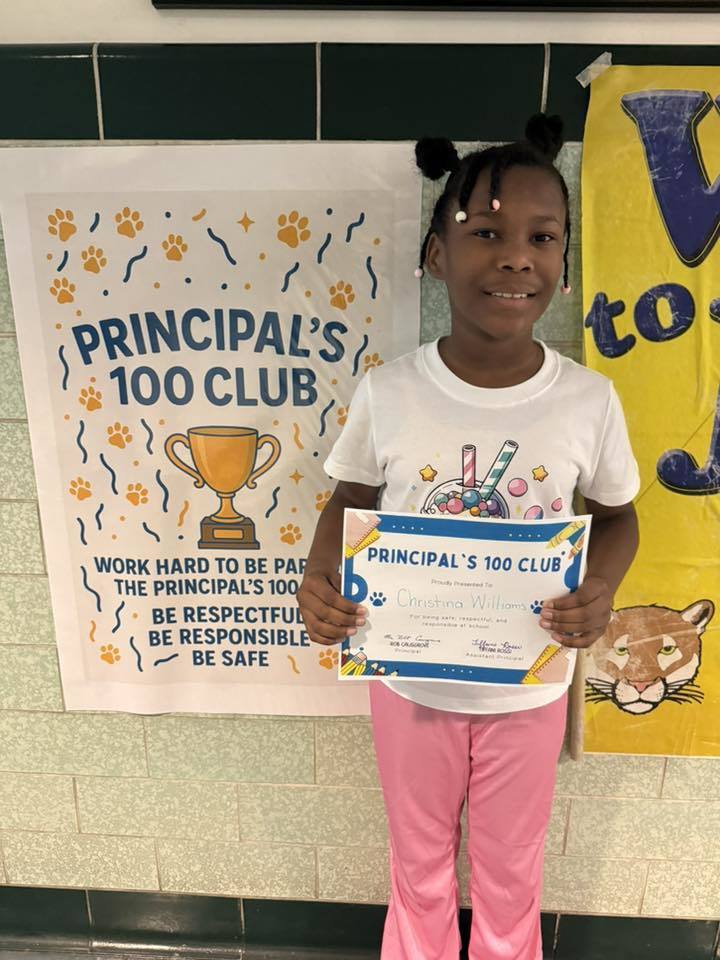 Principal 100 Club Winner!