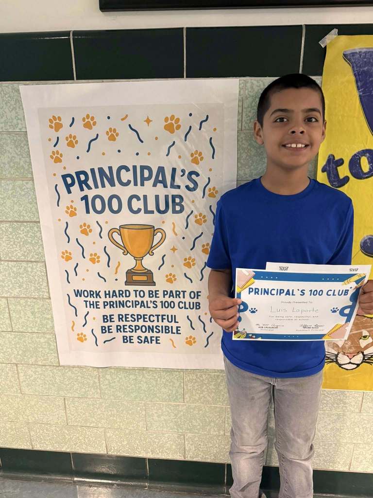 Principal 100 Club Winner!