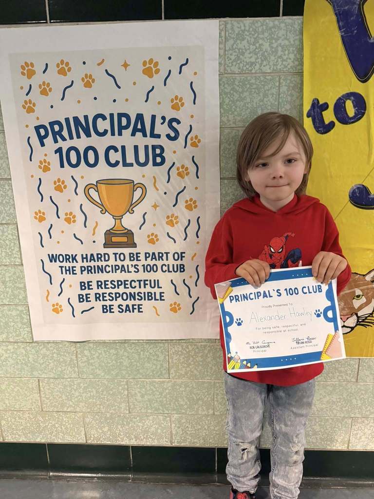 Principal 100 Club Winner!