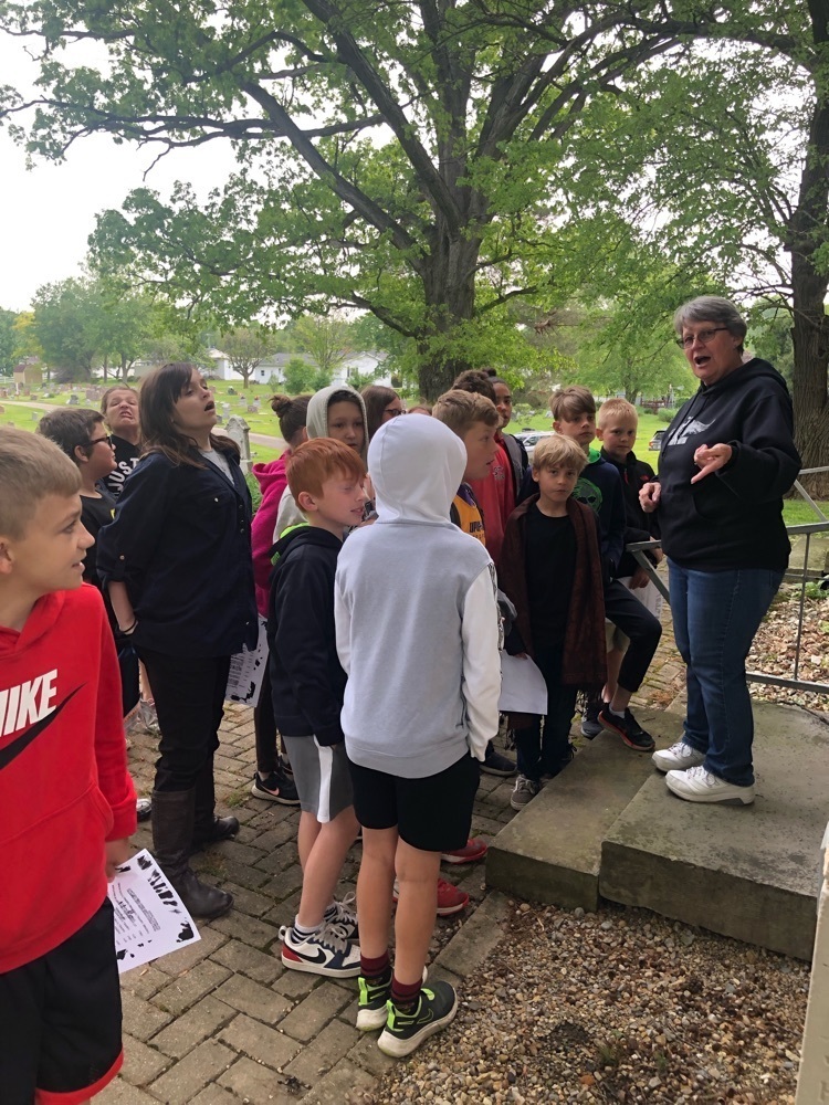 students with historian