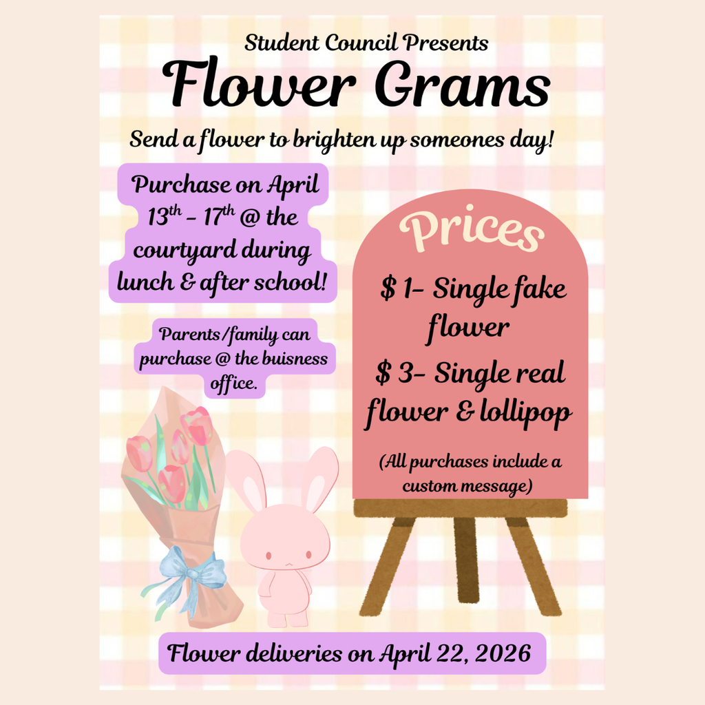 Flower grams by student council
