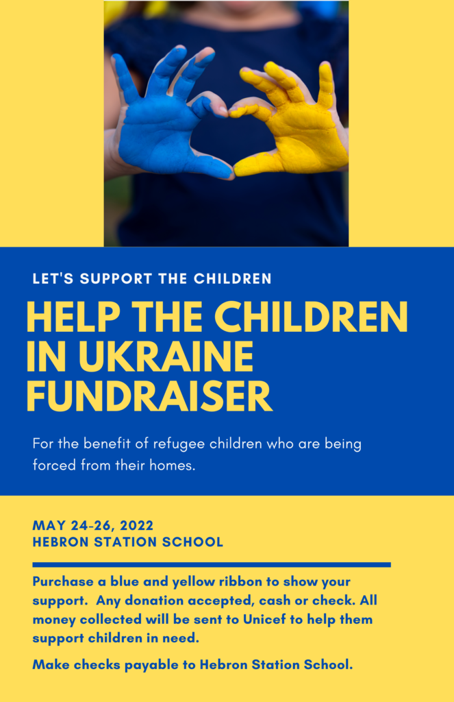 Ukraine fundraiser flyer
