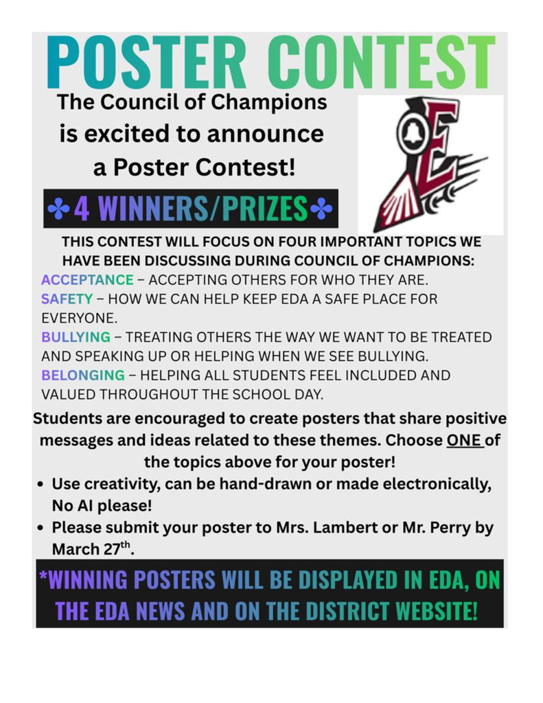 poster contest rules