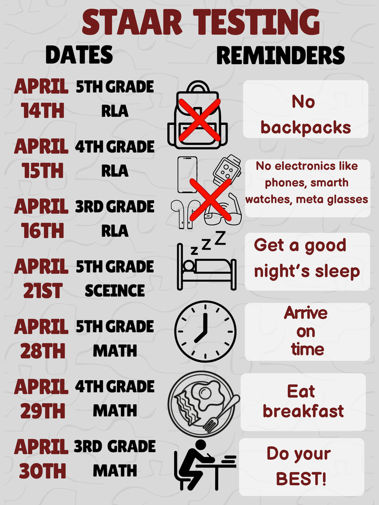 Spanish Testing Flyer 